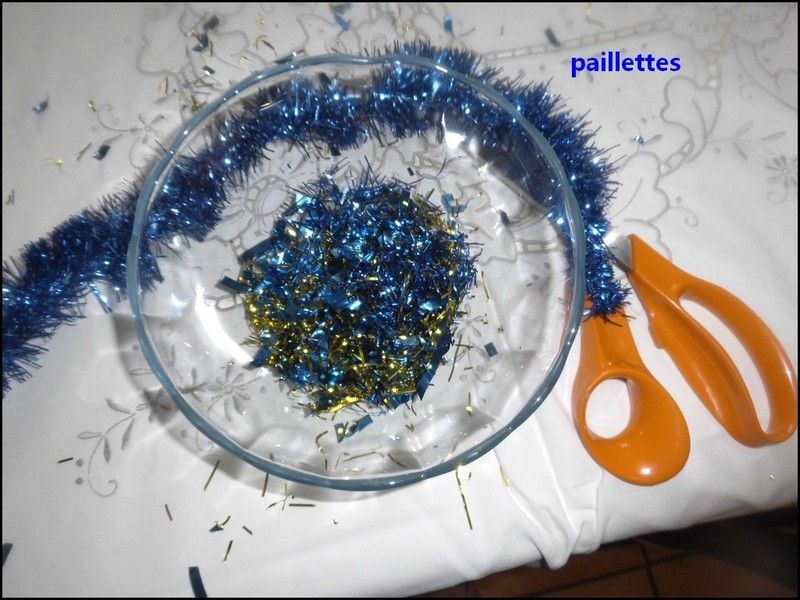 TUTO GUIRLANDES PAILLETTE